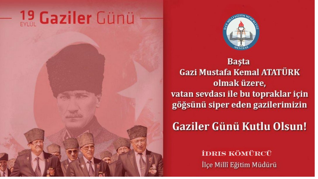 İLÇE MİLLİ EĞİTİM MÜDÜRÜMÜZ SN. İDRİS KÖMÜRCÜ'NÜN